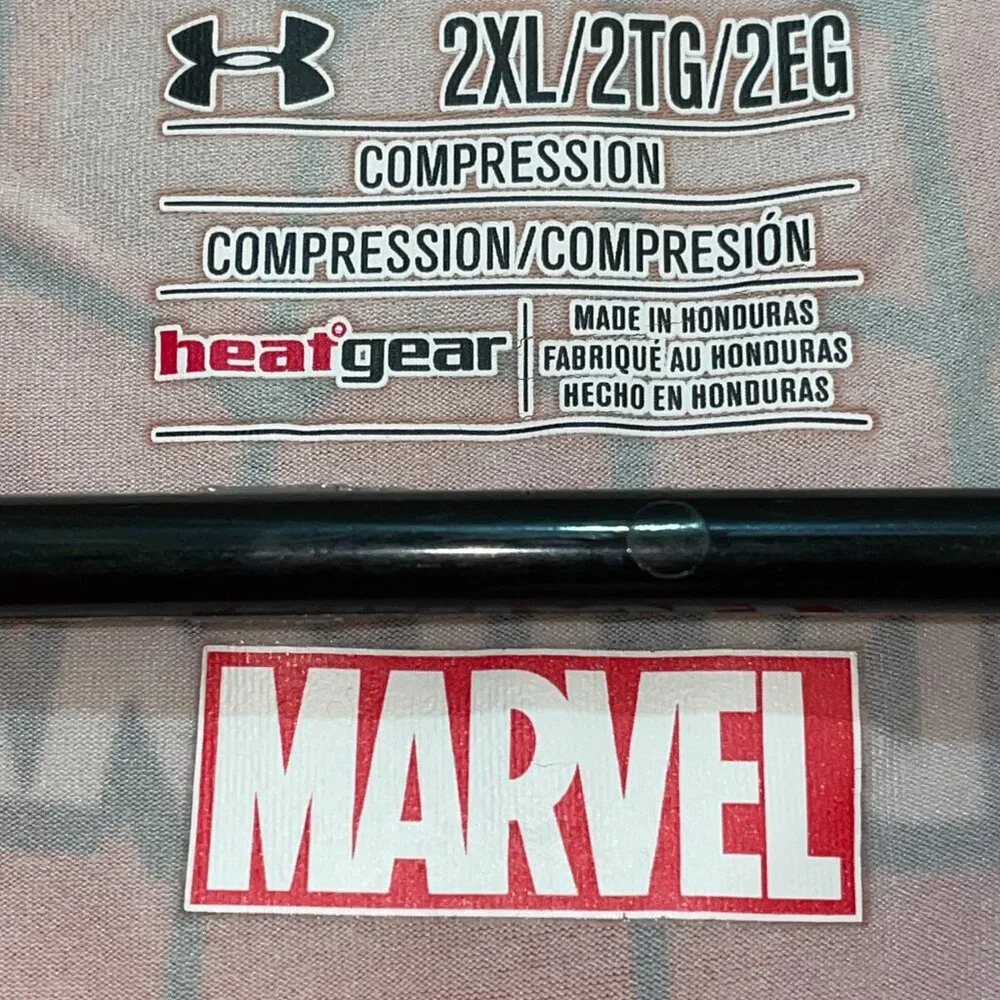 🕷 Under Armour SPIDER-MAN Compression Shirt Size XXL - Picture 4 of 5